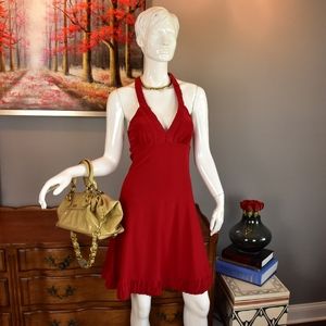 Red Halter Dress- Closet Staple!